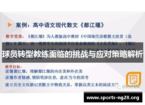 球员转型教练面临的挑战与应对策略解析